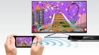 Etalati-va continutul dispozitivului certificat Miracast™ pe televizor