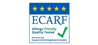 Poate fi utilizat de catre persoanele cu alergii, testat pentru calitate de ECARF
