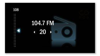 Tuner digital FM pentru presetarea a pana la 20 de posturi