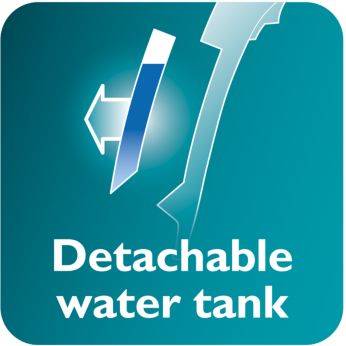 Rezervor de apa detasabil pentru umplere usoara