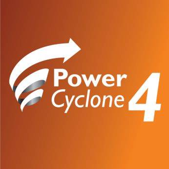 Tehnologia PowerCyclone 4 separa praful de aer dintr-o singura miscare