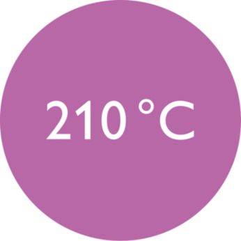 Temperatura profesionala de 210°C pentru rezultate perfecte