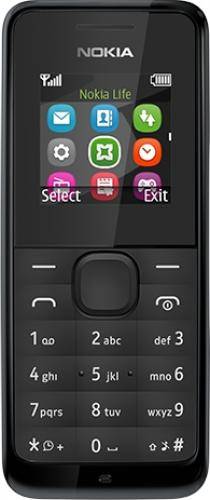 Telefon Mobil Nokia 105 Black a00027552