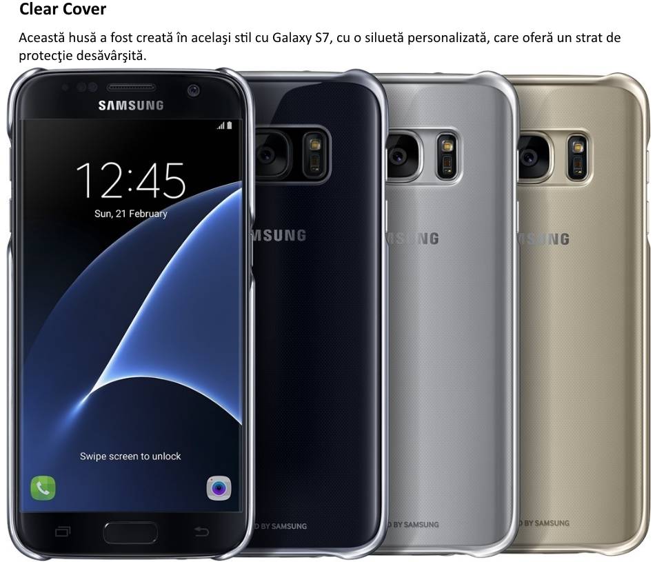 Husa Clear Cover pentru Samsung Galaxy S7 (G930)