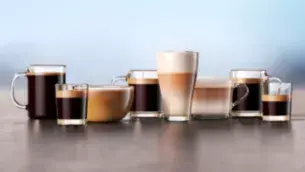 Savurează 8 varietăţi de cafea uşor de obţinut, inclusiv latte macchiato