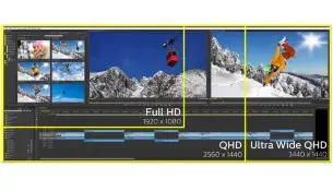 Imagini extrem de clare cu UltraWide QHD de 3440 x 1440 pixeli