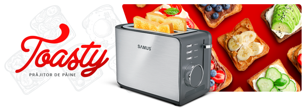 Prajitor de paine Samus Toasty
