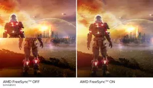 AMD FreeSync™ Premium: jocuri uniforme, fără întreruperi şi fără tremur