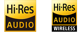 Sigle pentru Hi-Res Audio si Hi-Res Audio wireless