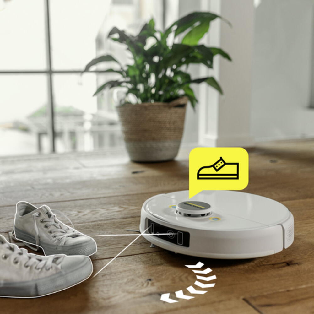 Aspirator robot cu functie de stergere RCV 5: Navigare precisa folosind inteligenta artificiala