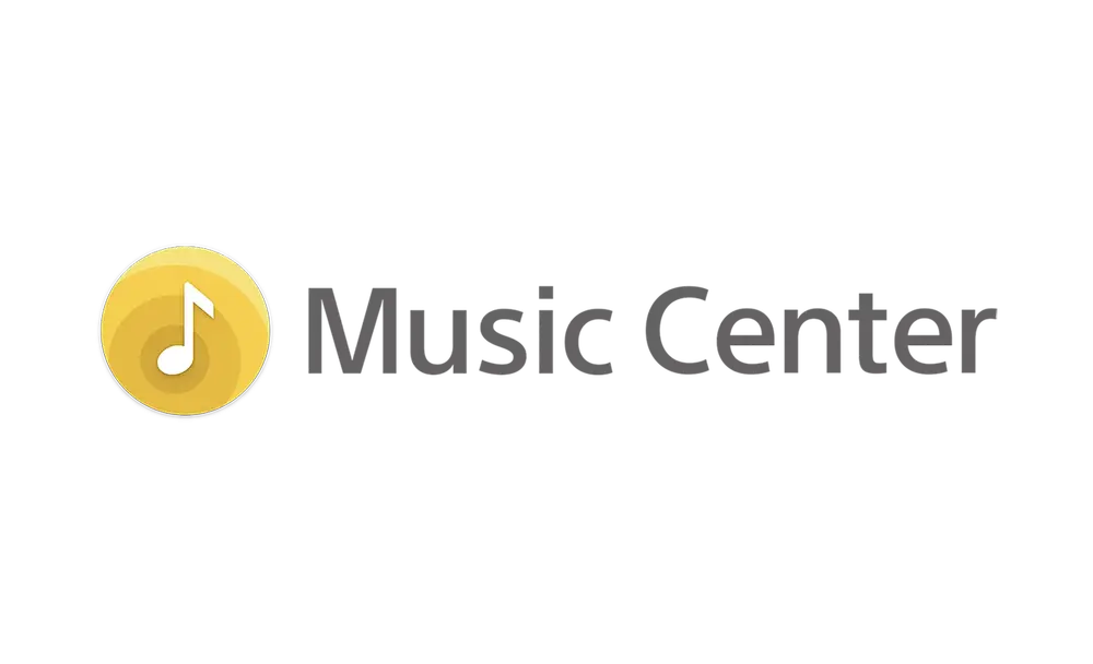 Imagine cu logoul aplicatiei Sony Music Center