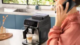 Preparare silentioasa a cafelei aromate datorita functiei SilentBrew