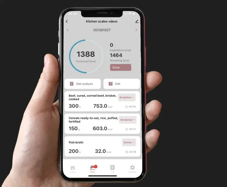 Obtineti un raport zilnic de nutritie