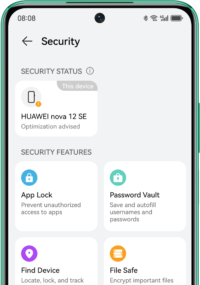HUAWEI nova 12 SE privacy