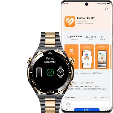 HUAWEI WATCH ULTIMATE DESIGN iOS Android compatible