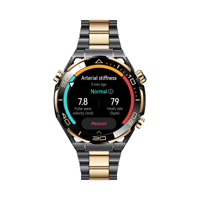 HUAWEI WATCH ULTIMATE DESIGN Arterial Stiffness Detection